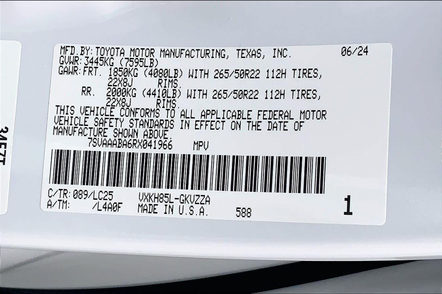 Used 2024 Wind Chill Pearl Toyota Capstone image 37