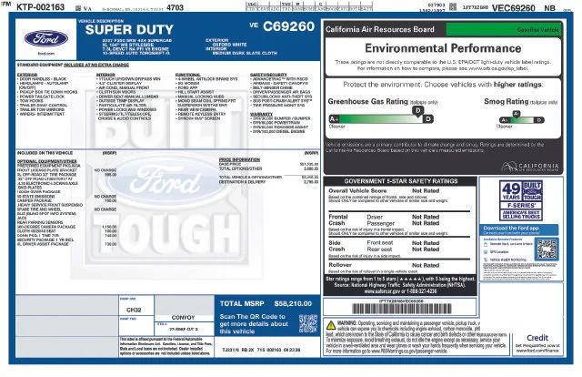 New 2027 Oxford White Ford F-250® XL image 7