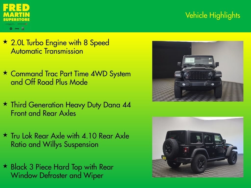 New 2026 Black Clear-Coat Exterior Paint Jeep Willys image 7