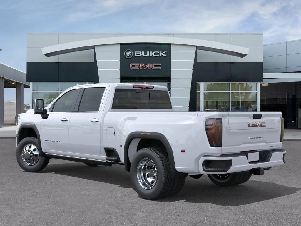 New 2026 Glacier White Tricoat GMC Denali Ultimate DRW image 3