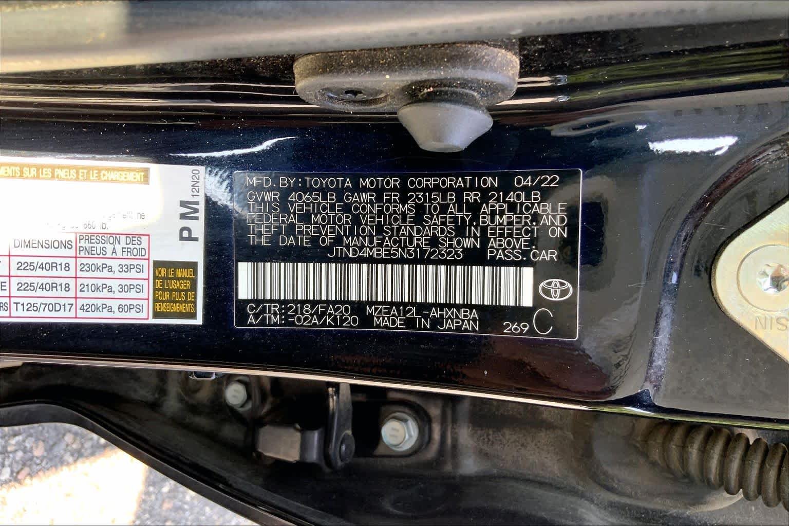 Used 2022 Midnight Black Metallic Toyota Nightshade image 29