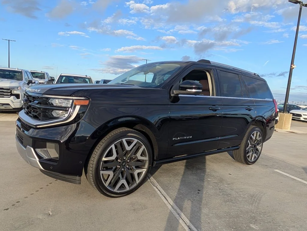 New 2025 Agate Black Metallic Ford Platinum® image 3