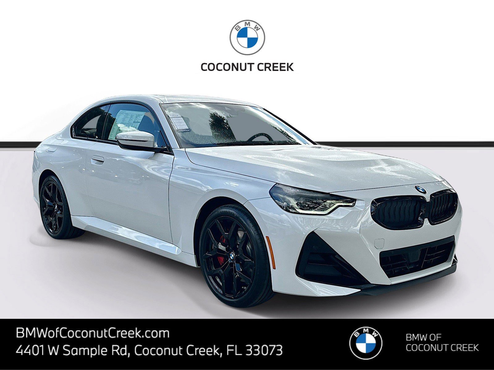 New 2026 Mineral White Metallic BMW 230i xDrive image 1