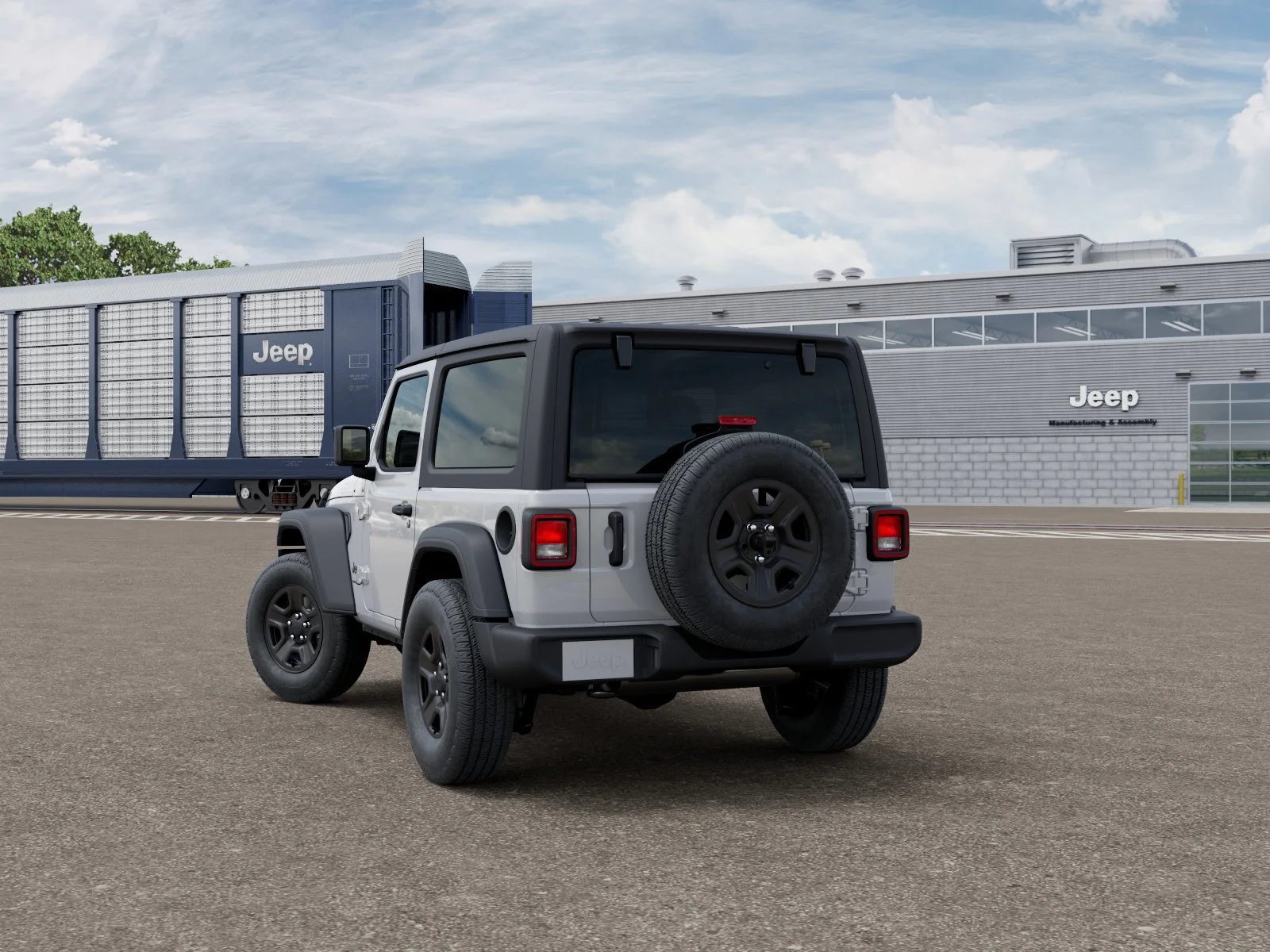 New 2026 Bright White Clearcoat Jeep Sport image 3