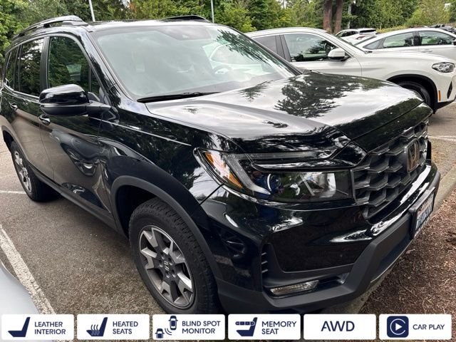 Used 2023 Crystal Black Pearl Honda TrailSport image 1