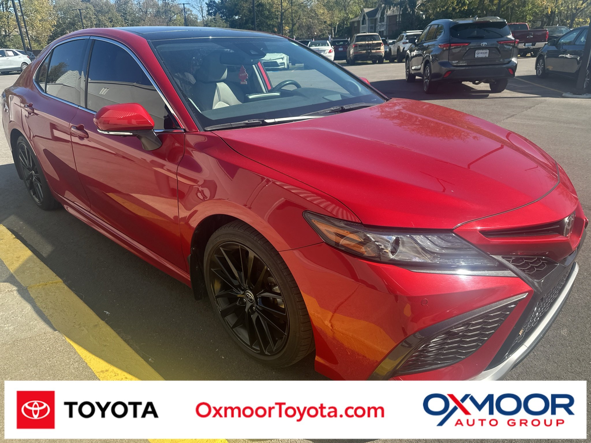 Used 2022 Supersonic Red Toyota XSE image 1