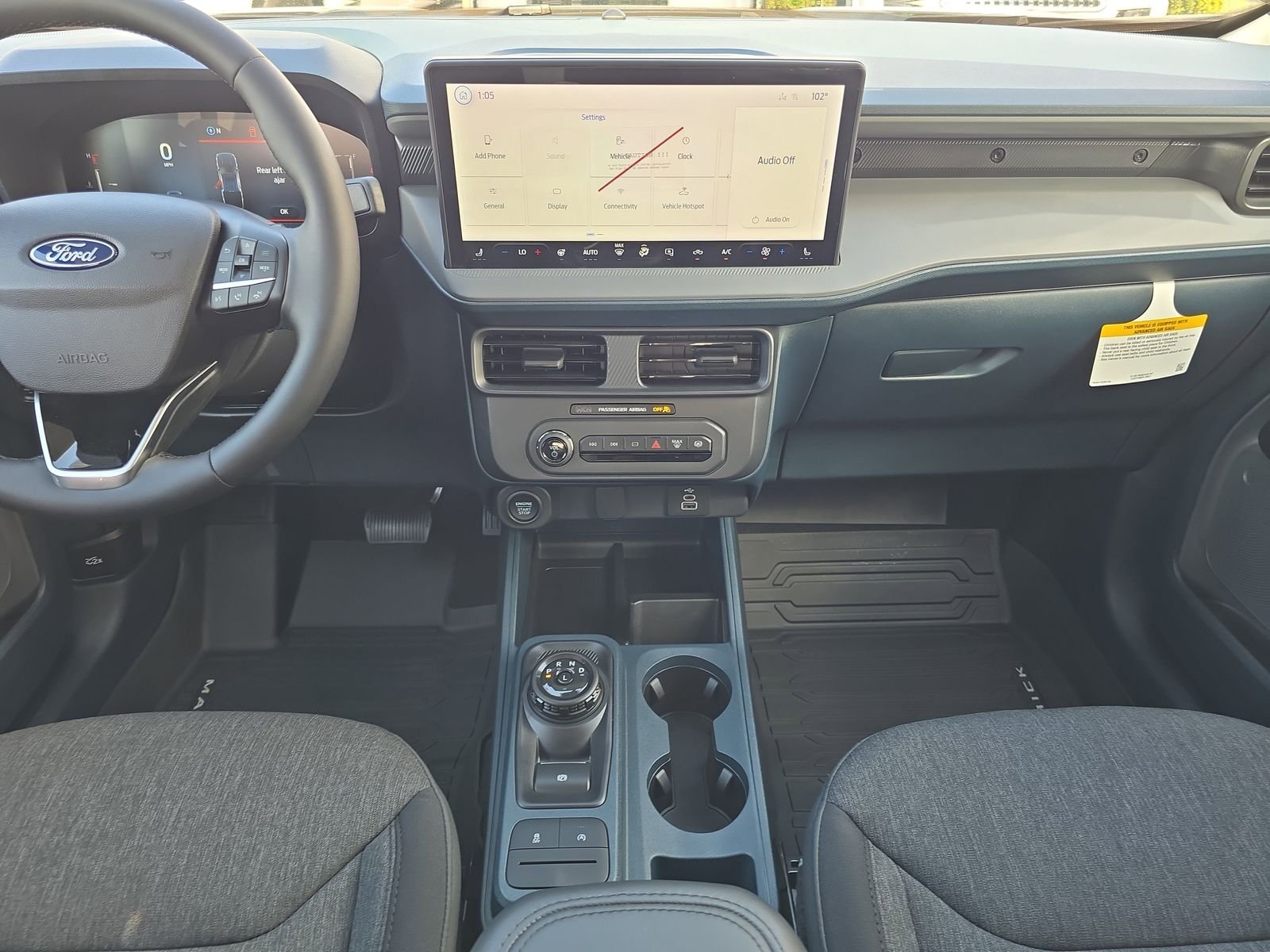 New 2025 Azure Gray Metallic Tri-Coat Ford XLT image 10