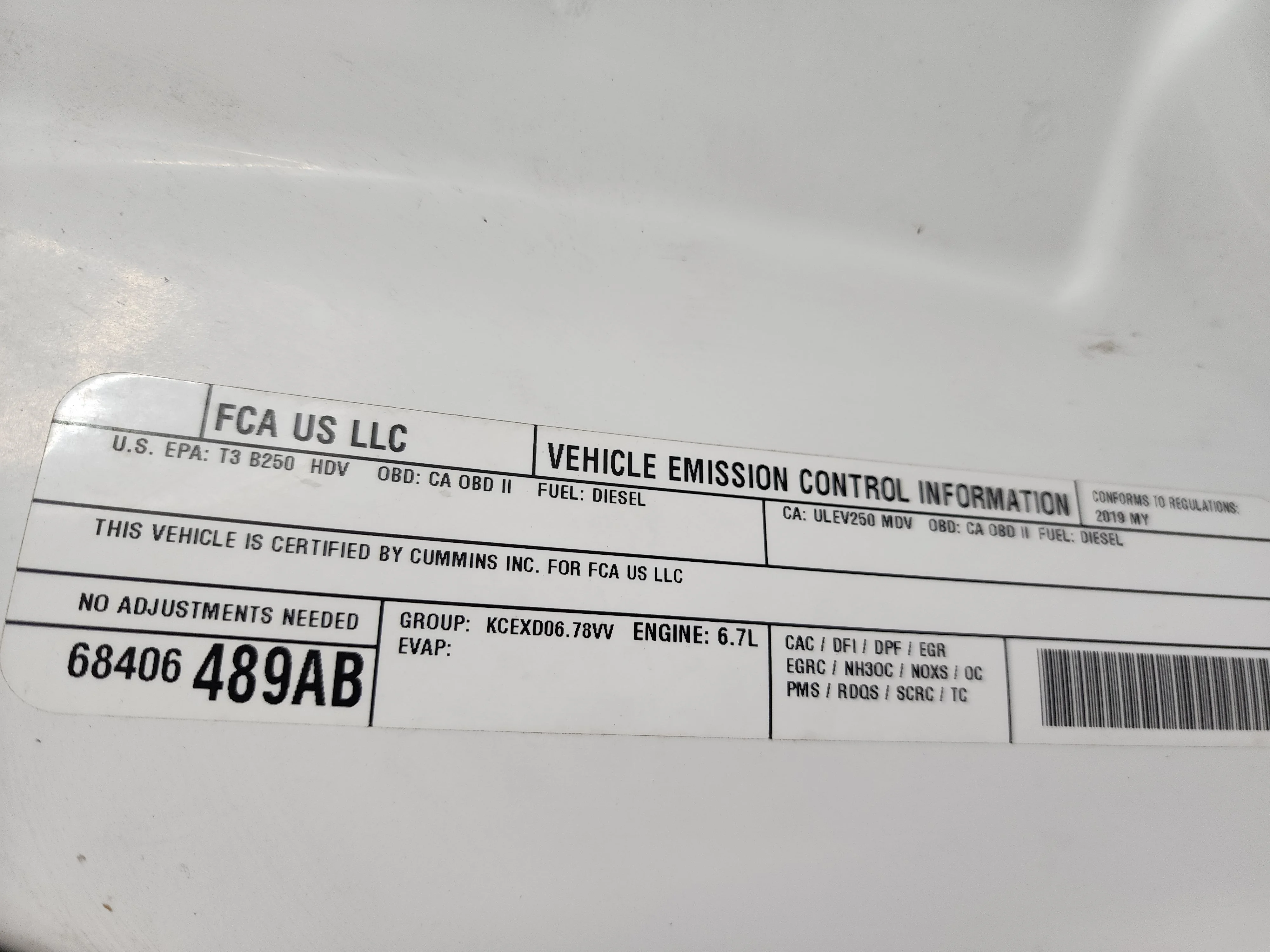 Used 2019 Bright White Clearcoat Ram Big Horn image 20