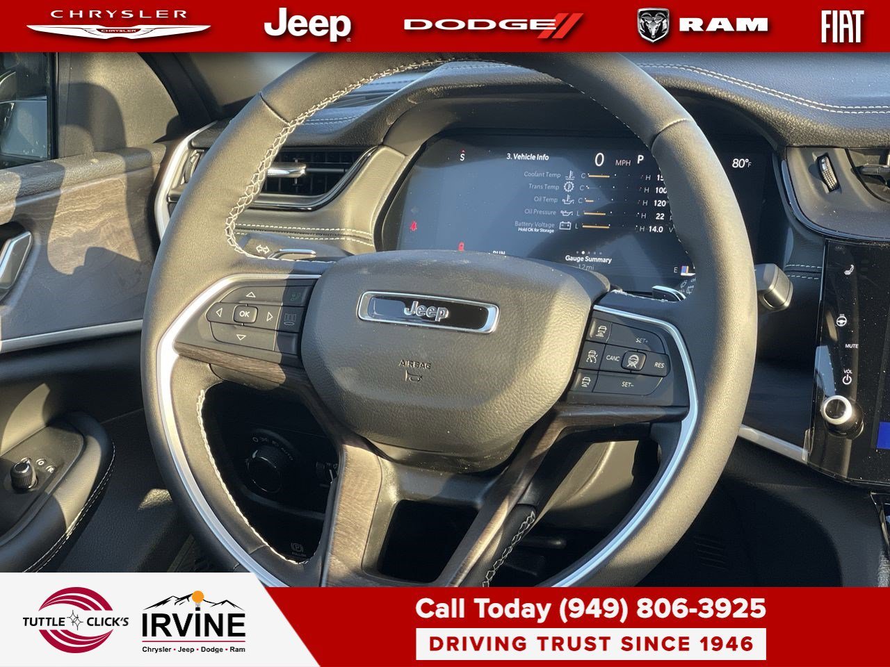 New 2026 Baltic Gray Metallic Clear-Coat Exterior Paint Jeep Laredo Altitude image 15