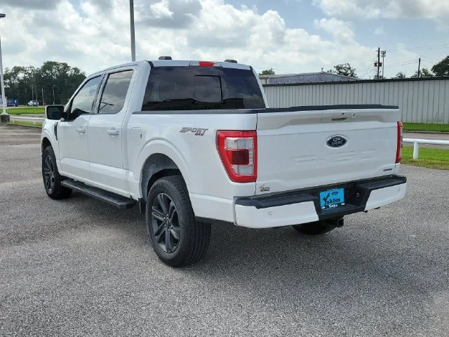 Used 2023 White Metallic Ford Lariat image 3