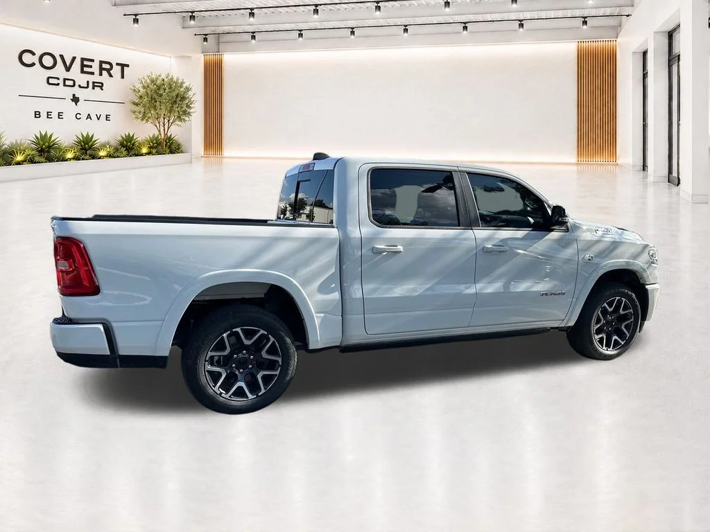 New 2026 Bright White Clear-Coat Exterior Paint RAM Laramie image 12