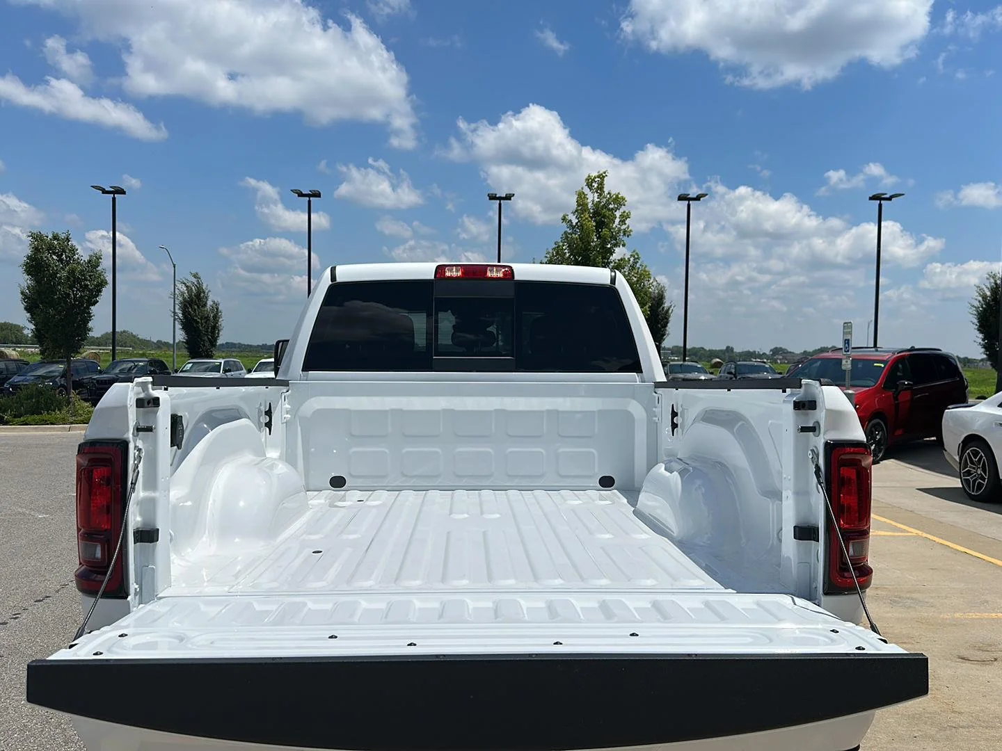 New 2026 Bright White Clearcoat Ram Black Express image 4