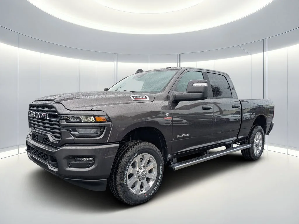 New 2026 Granite Crystal Metallic Clear-Coat Exterior Paint RAM Big Horn image 8