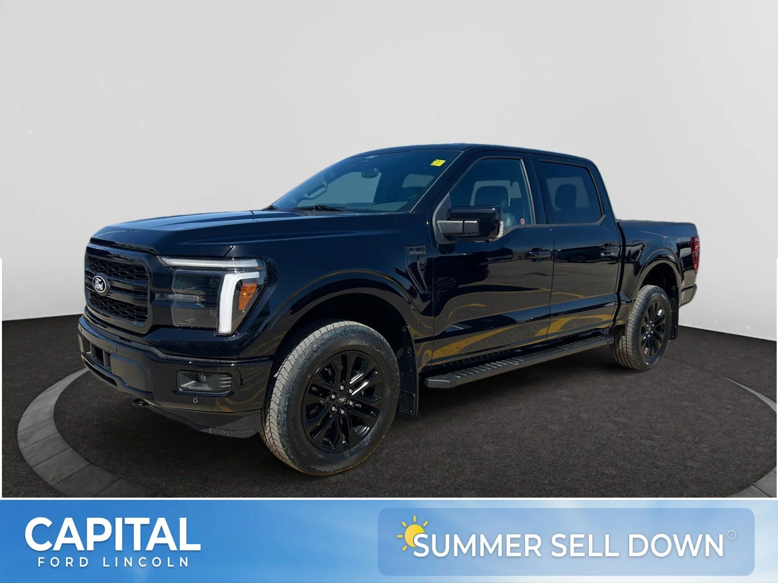 New 2026 Agate Black Metallic Ford Lariat image 1