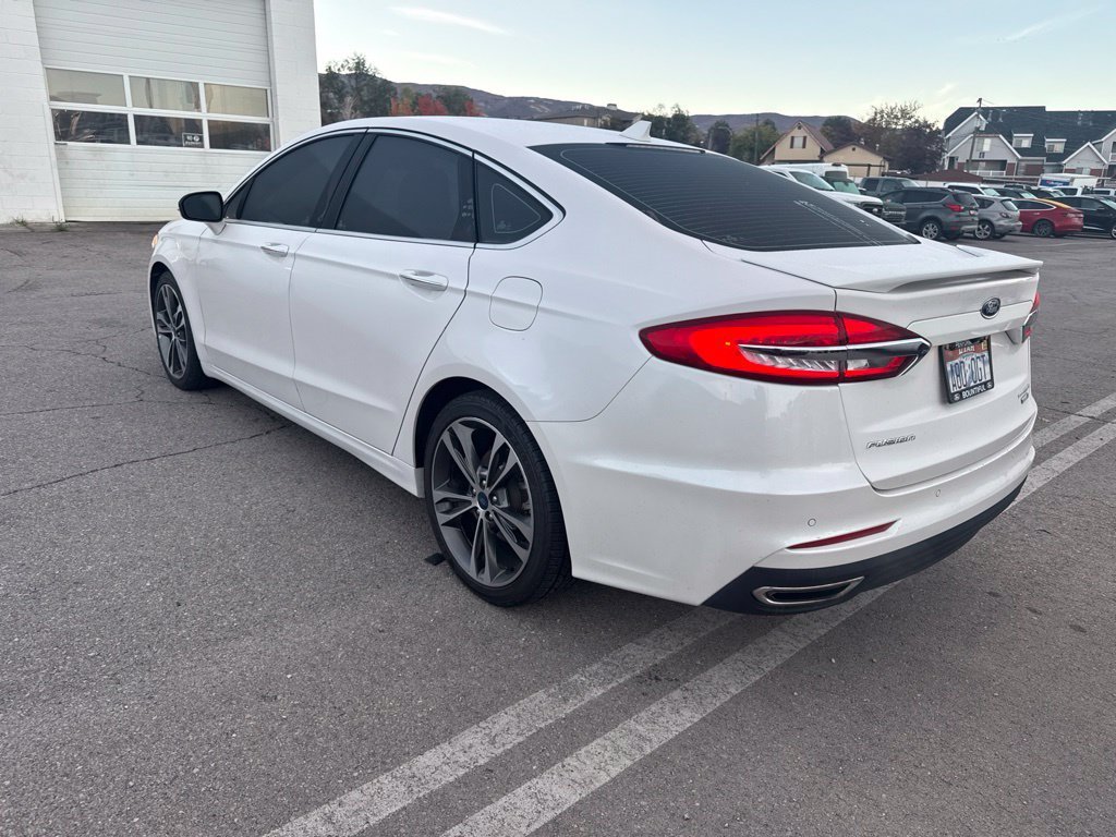 Used 2019 White Platinum Clearcoat Metallic Ford Titanium image 10