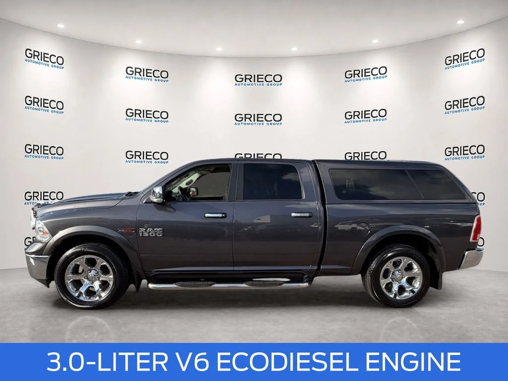 Used 2018 Granite Crystal Clearcoat Metallic Ram Laramie image 4