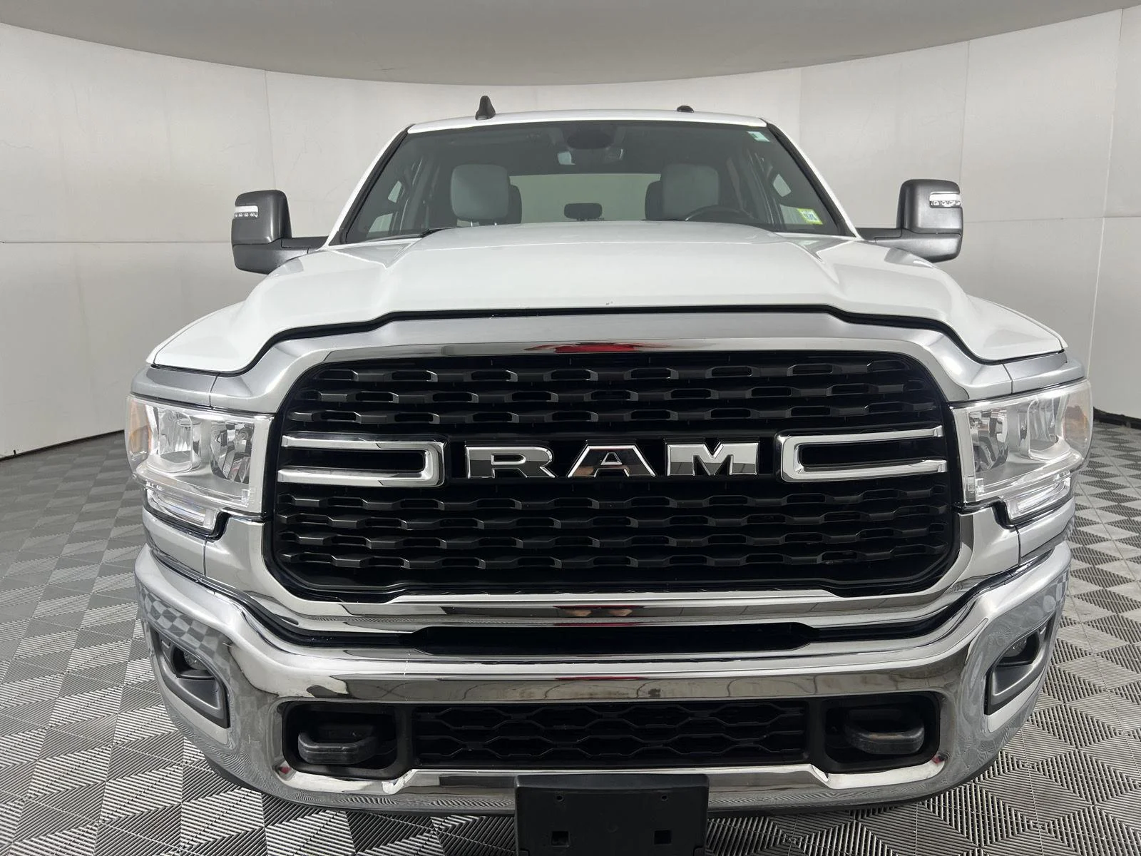 Used 2023 Bright White Clearcoat Ram Big Horn image 3