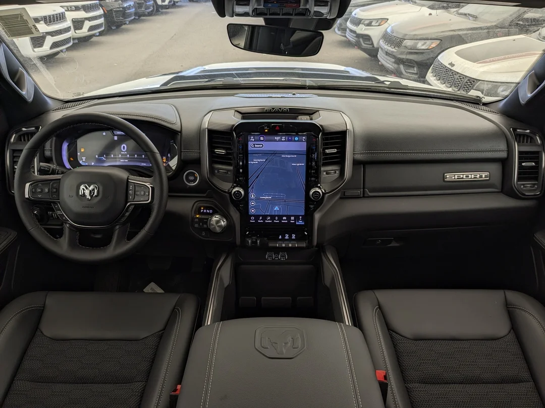 New 2026 White RAM Sport - - Sport Level 1 Equip Grp - Night Edition - 19-Spkr H/K Sound - 14.4 Uconnect Nav & More! image 28