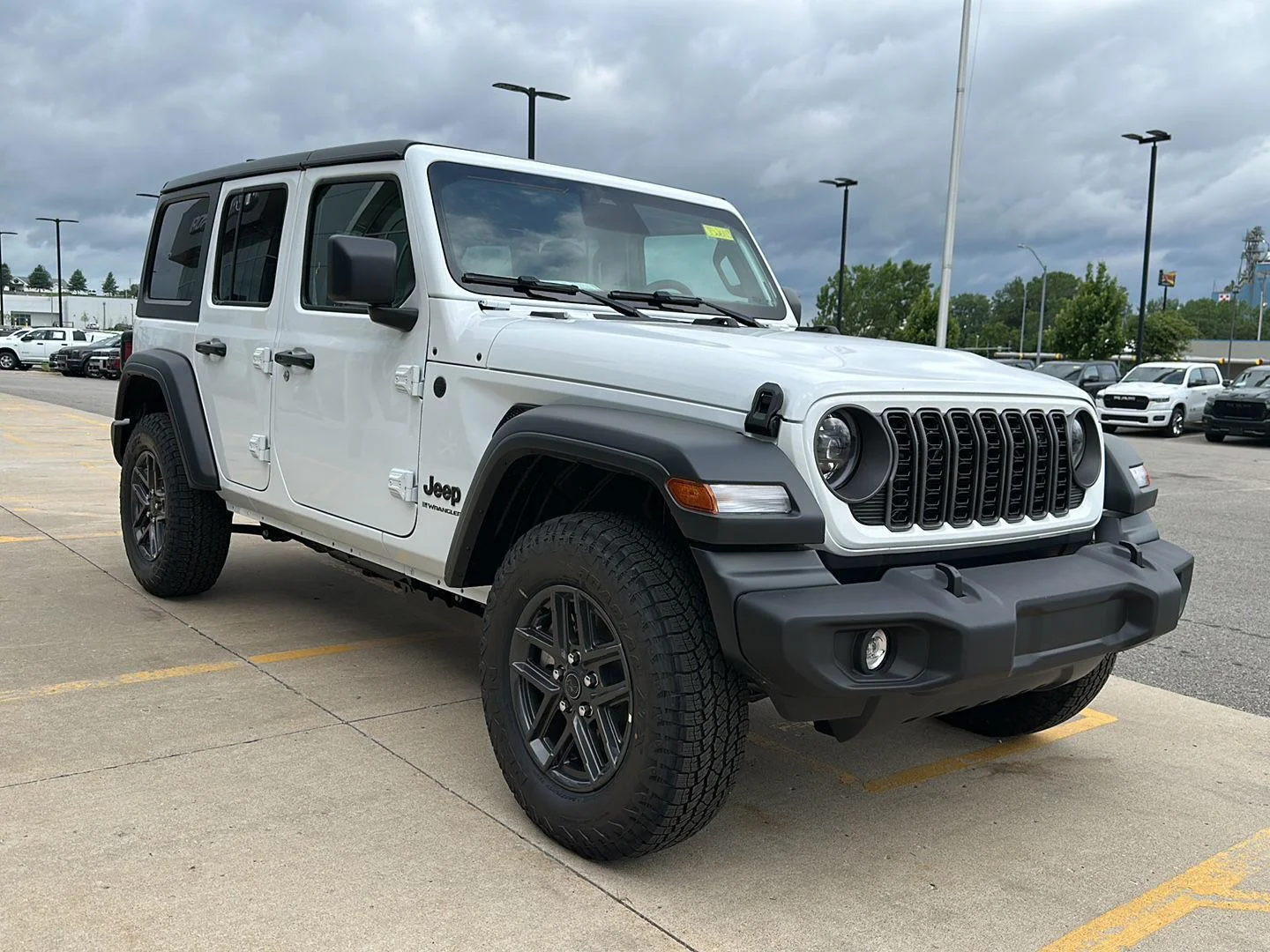 New 2026 Bright White Clearcoat Jeep Sport S image 5