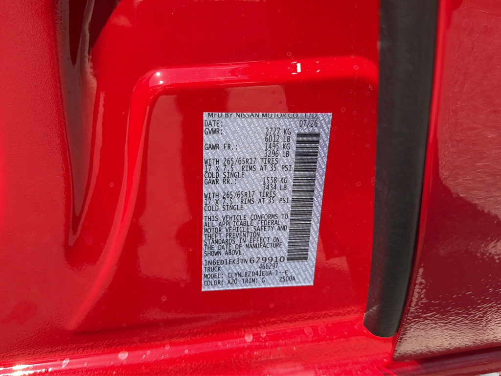 New 2026 Red Nissan SV image 57