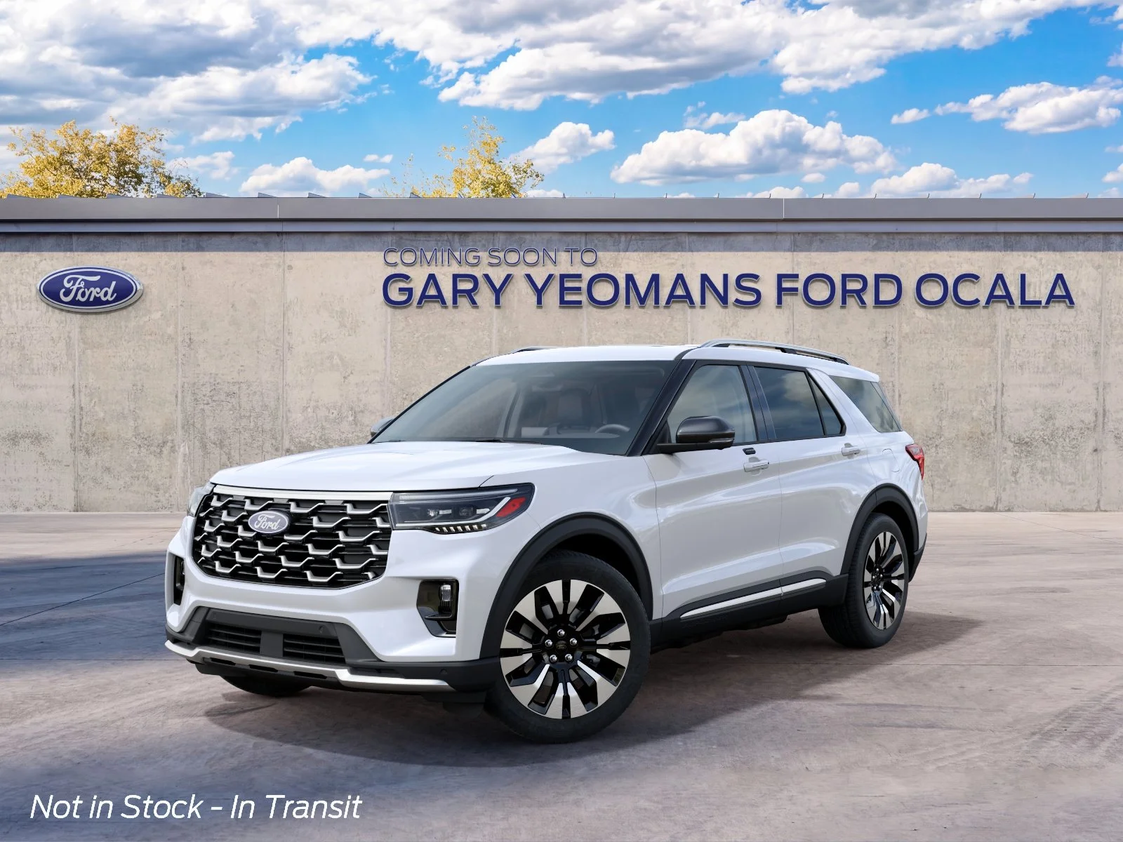 New 2027 Star White Metallic Tri-Coat Ford Platinum™ image 2