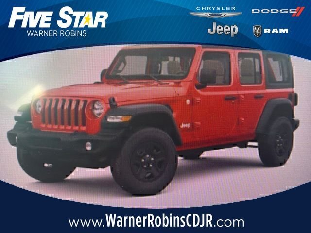 Used 2018 Red Jeep Unlimited Sport S image 1