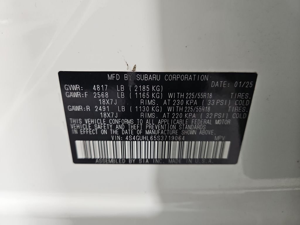 Used 2025 White Subaru Limited image 30