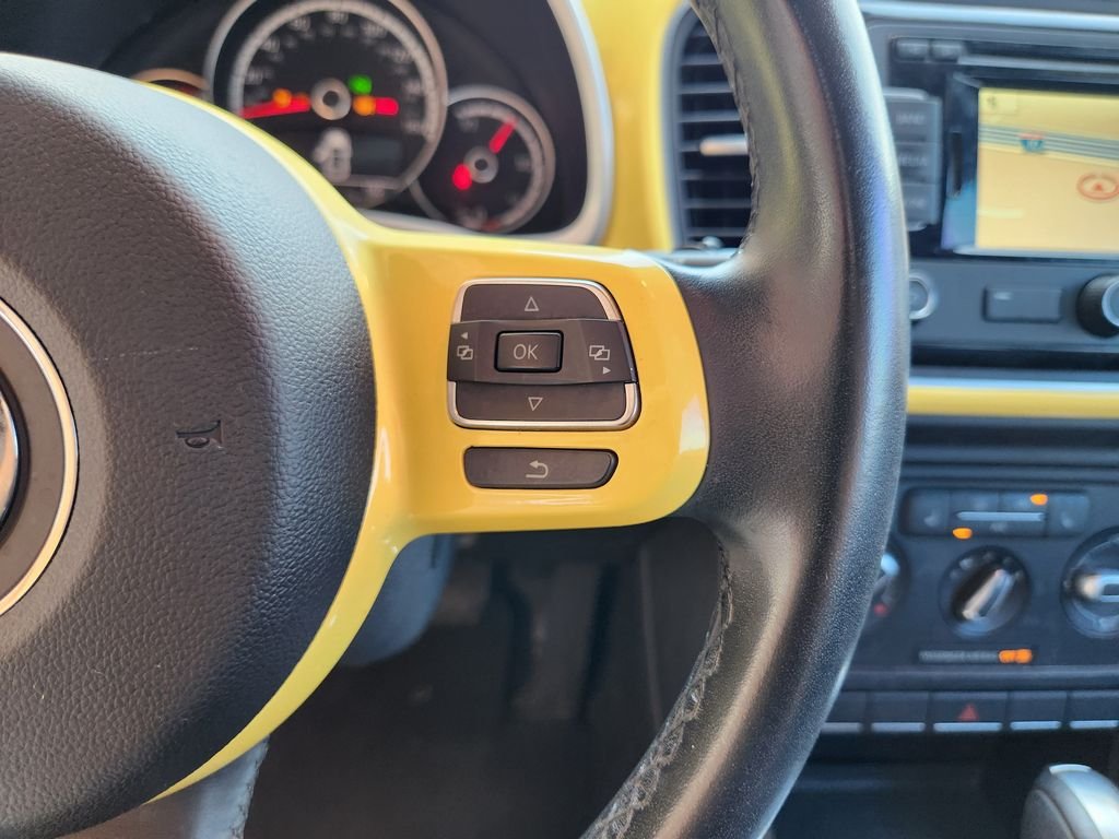 Used 2015 Yellow Rush Volkswagen 1.8T w/Sun/Sound/Nav image 28