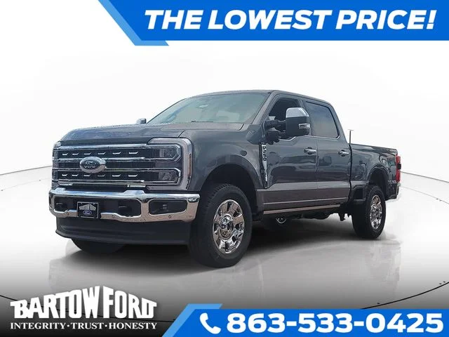 New 2026 Gray Metallic Ford Lariat image 1