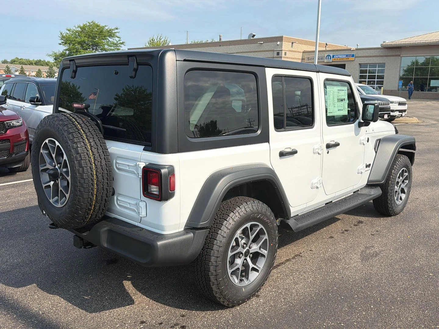 New 2026 Bright White Clearcoat Jeep Sport S image 7