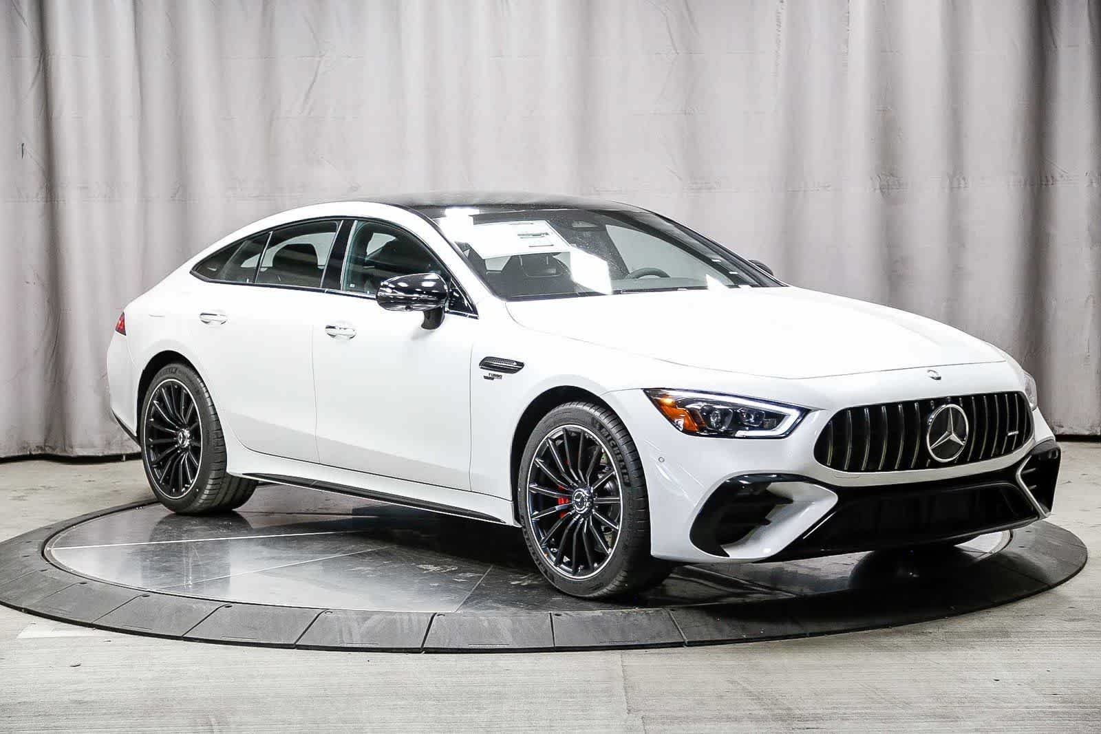 New 2026 MANUFAKTUR Moonlight White Metallic Mercedes-Benz AMG® GT 53 4-Door Coupe image 31