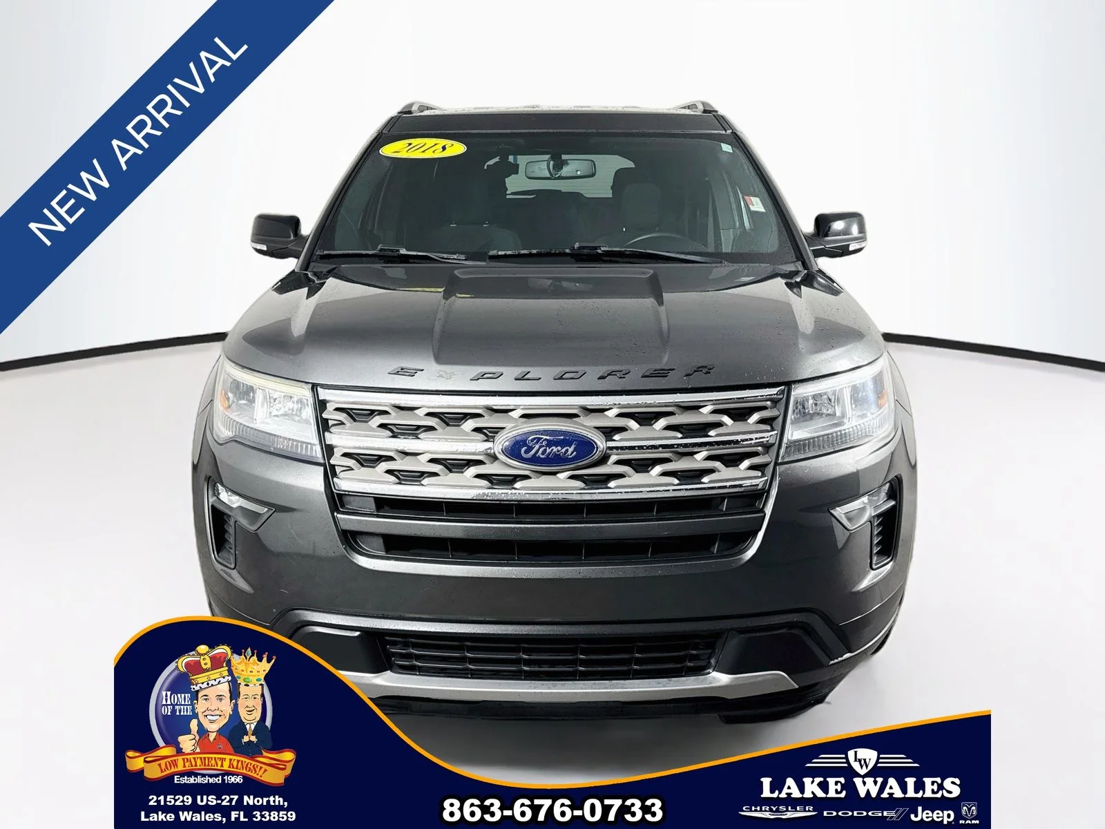 Used 2018 Ford Explorer XLT with VIN 1FM5K7D84JGB52067 for sale in Lake Wales, FL