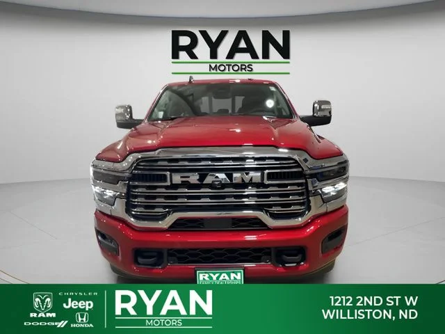New 2026 Molten Red Pearl-Coat Exterior Paint RAM Limited Longhorn image 5