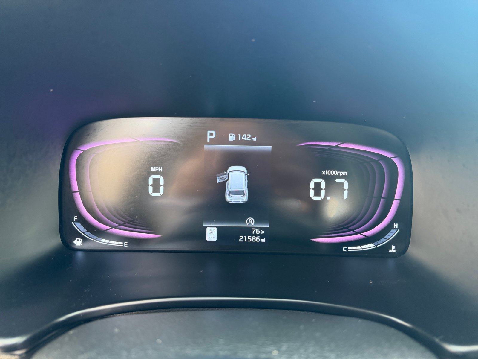 Used 2023 Surf Blue Kia EX image 15