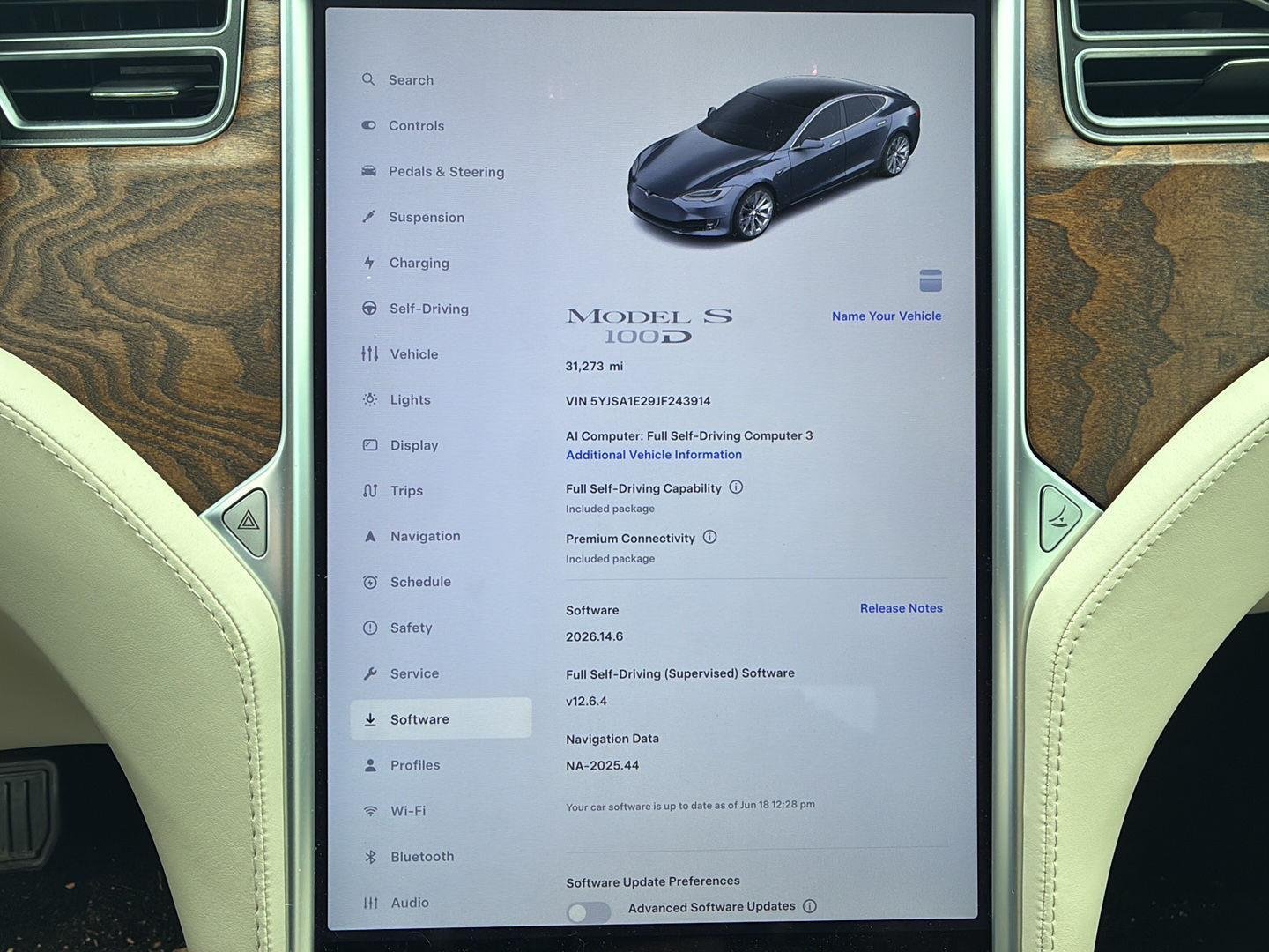 Used 2018 Tesla Model S 100D with VIN 5YJSA1E29JF243914 for sale in Kansas City