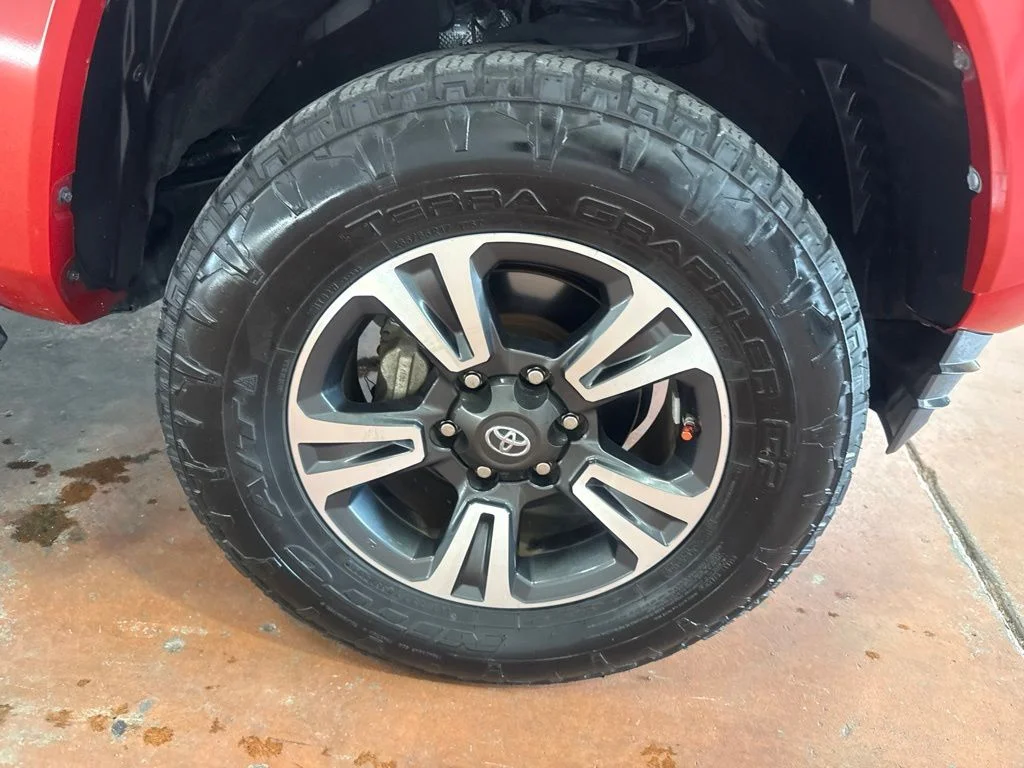 Used 2017 Barcelona Red Metallic Toyota TRD Sport image 10