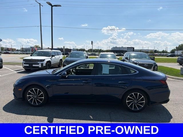 Certified Used 2021 Blue Hyundai Limited image 11