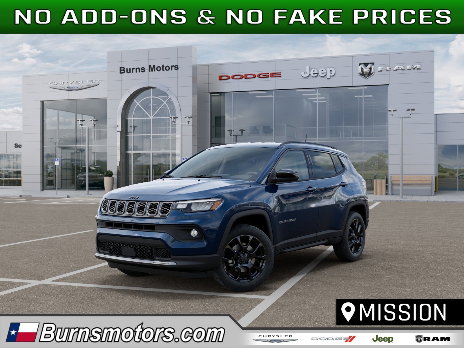 New 2026 Fathom Blue Pearl-Coat Exterior Paint Jeep Latitude Altitude image 1