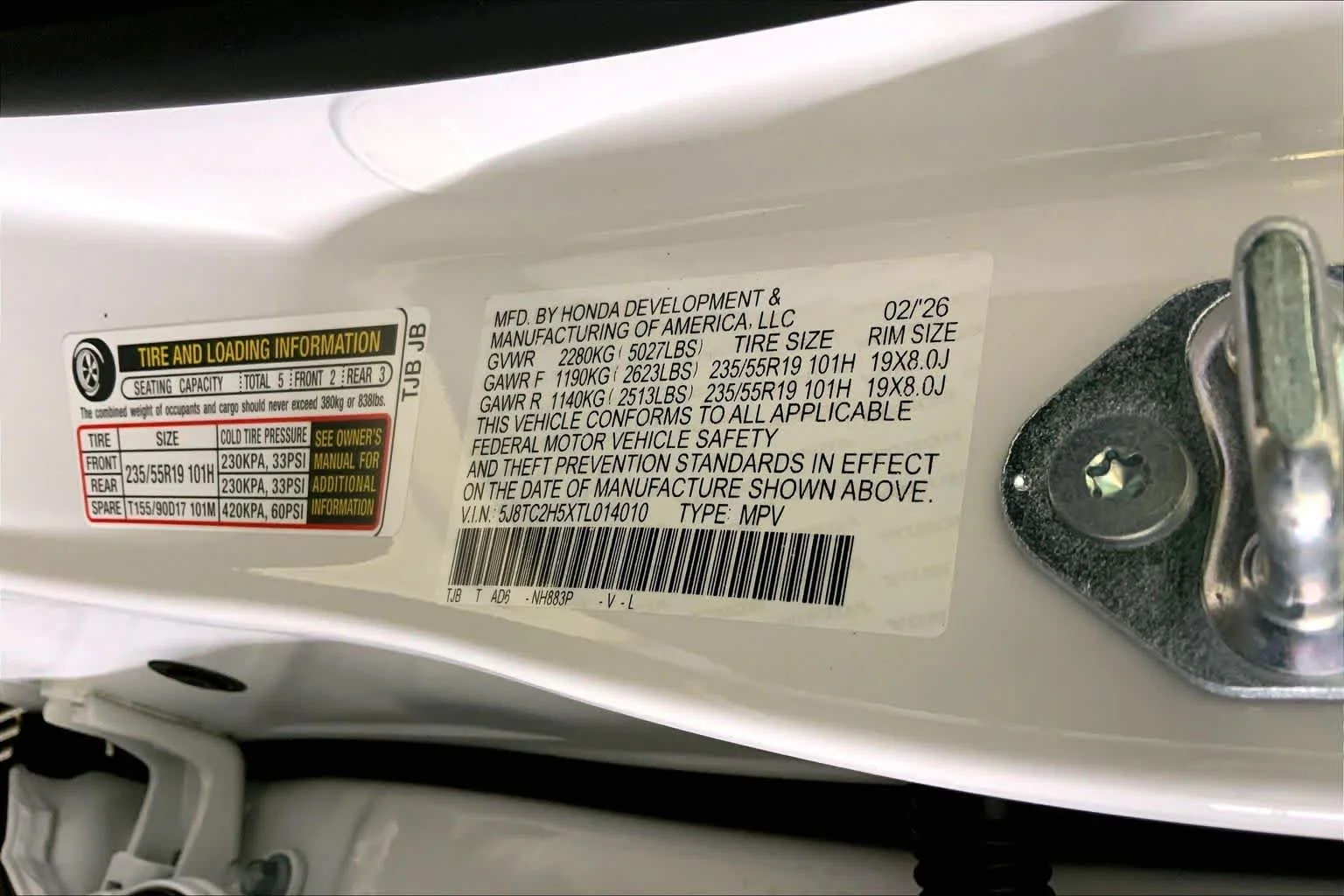 New 2026 Platinum White Pearl Acura With Technology Package image 13
