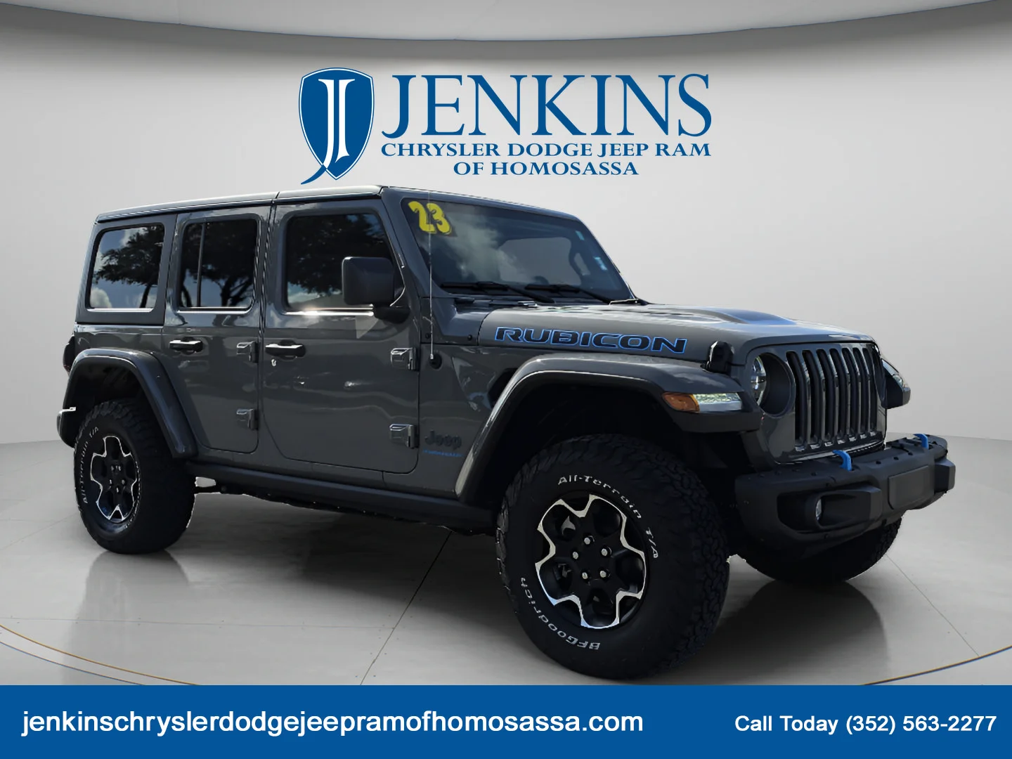 Used 2023 Sting-Gray Clearcoat Jeep Rubicon image 2