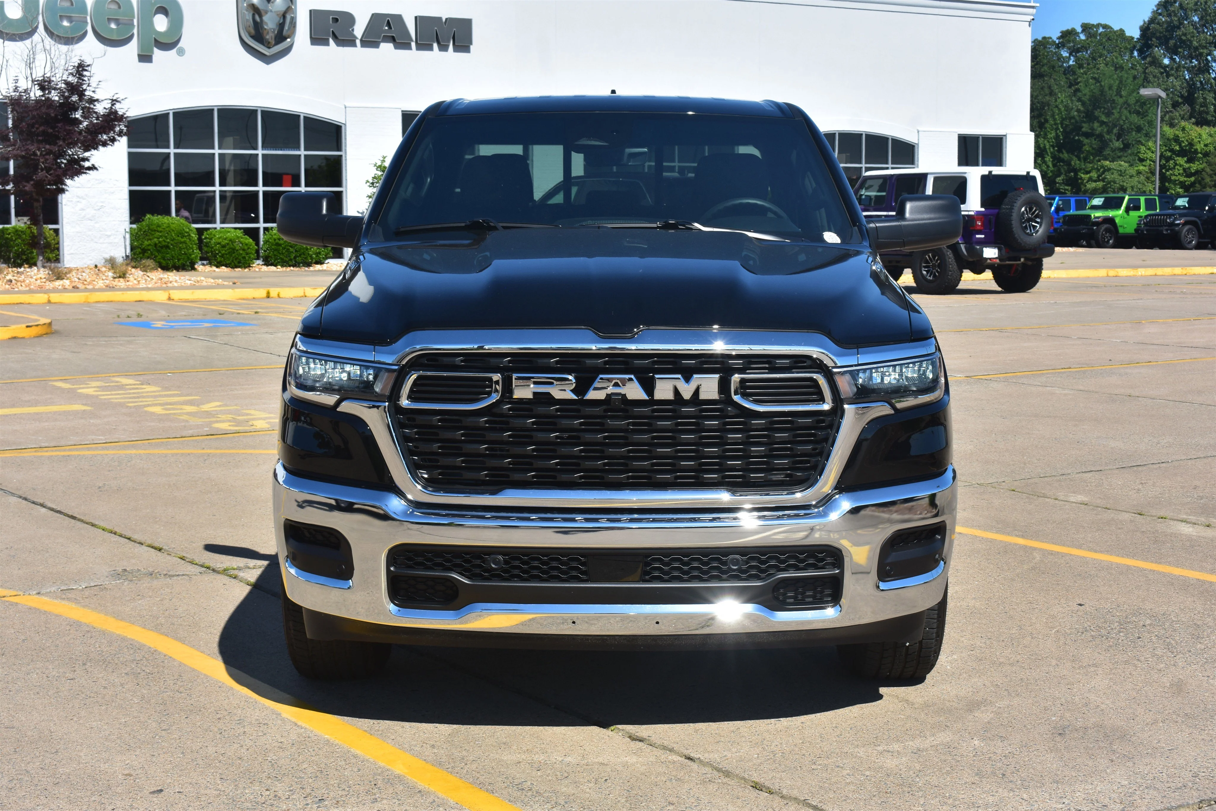 New 2026 Diamond Black Crystal Pearlcoat Ram Tradesman image 2