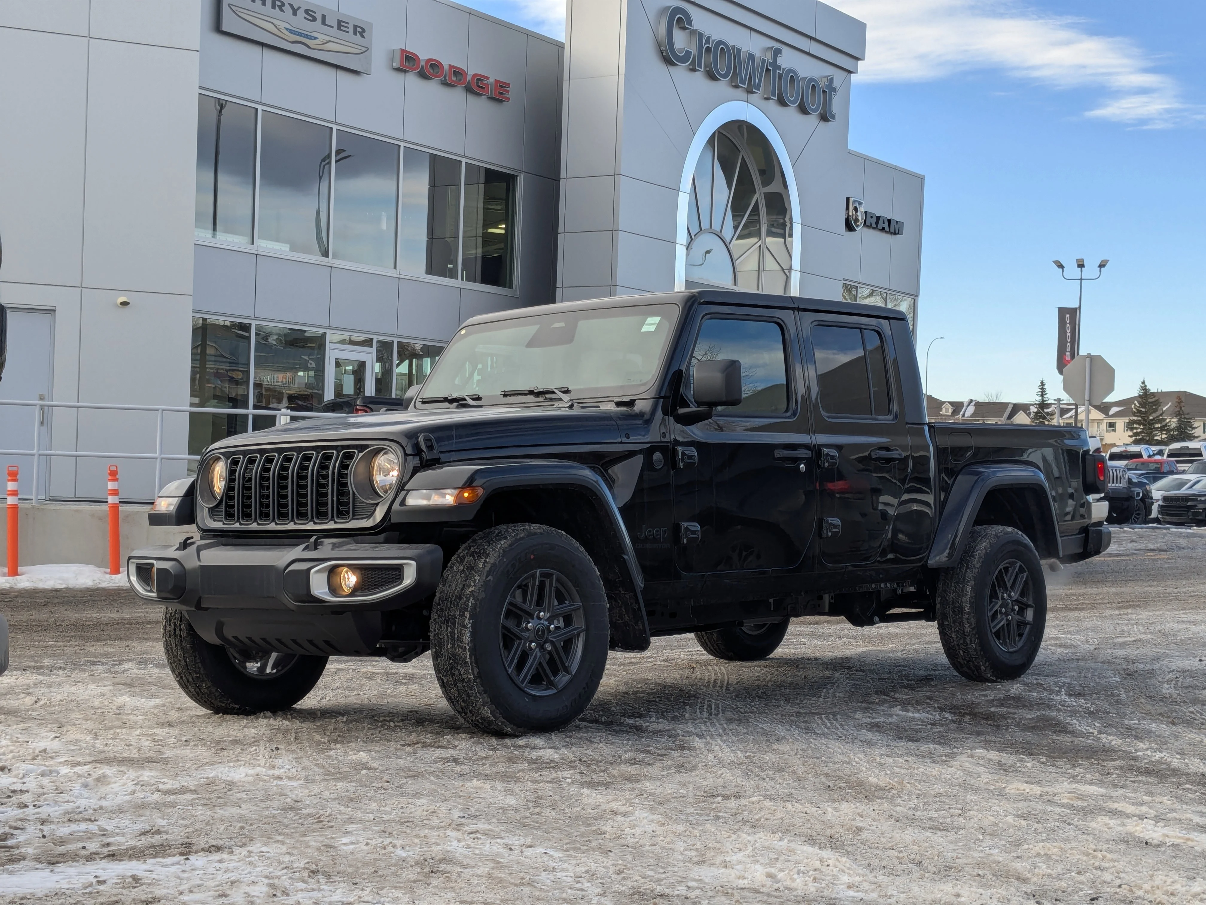 New 2026 Black Jeep Sport S - 12.3 Display - Freedom 3 piece HT - Shift on the Fly 4x4 & Tons More! image 1