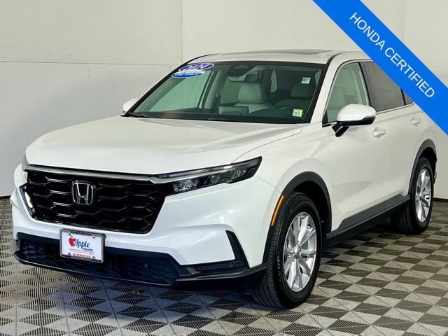 Certified Used 2024 Platinum White Pearl Honda EX-L image 3