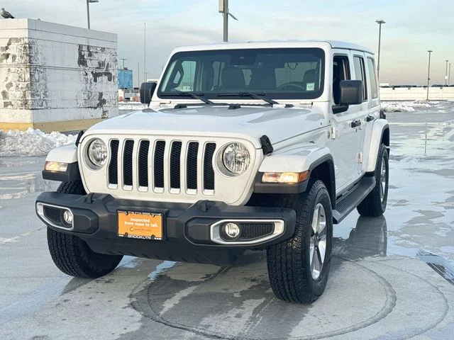 Used 2022 White Jeep Unlimited Sahara image 3