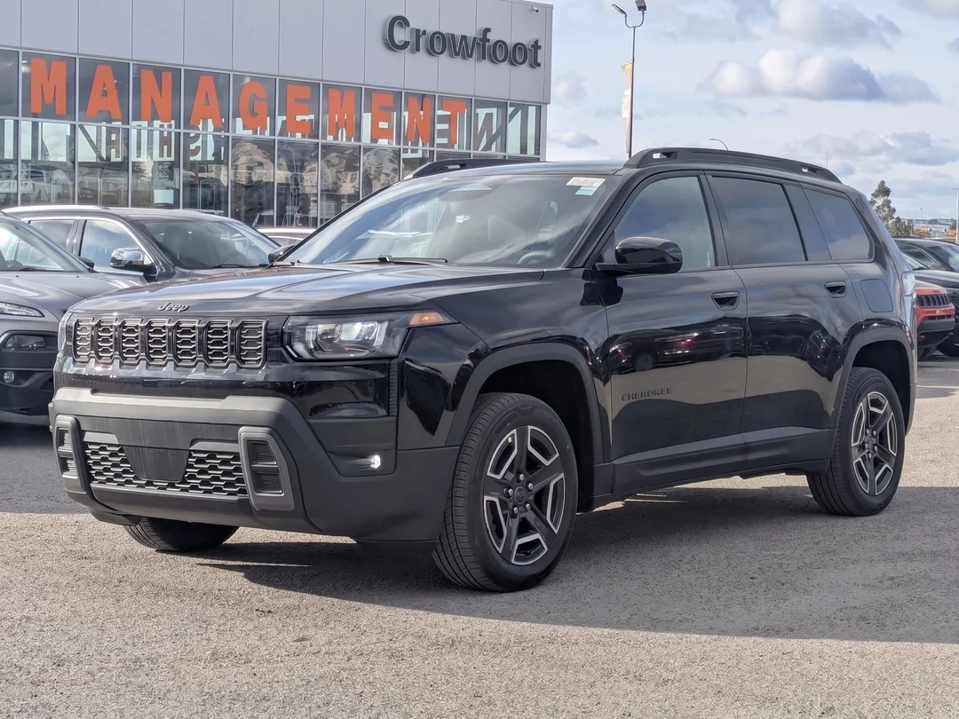 New 2026 Black Jeep Laredo - - 4x4 - 1.6L I-4 Turbo Hybrid - 12.3 Uconnect Display - Heated Seats/Steering & More! image 4