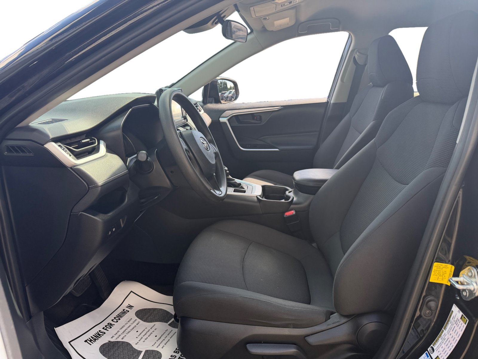 Used 2021 Midnight Black Metallic Toyota LE image 8