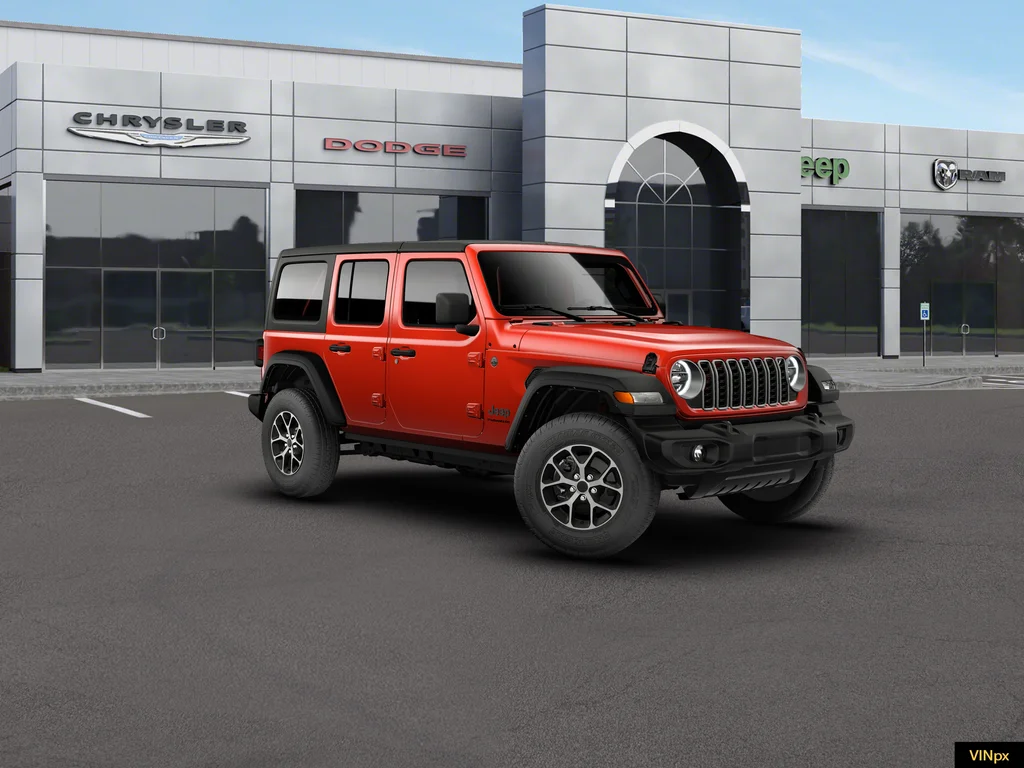 New 2026 Firecracker Red Clear-Coat Exterior Paint Jeep Sport S image 10