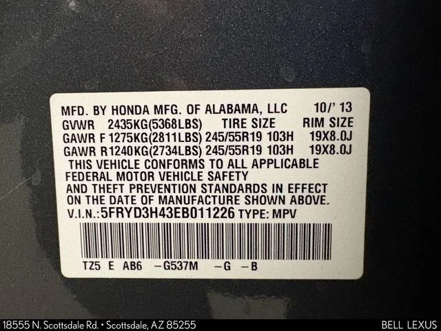 Used 2014 Gray Acura 3.5L Technology Package image 32