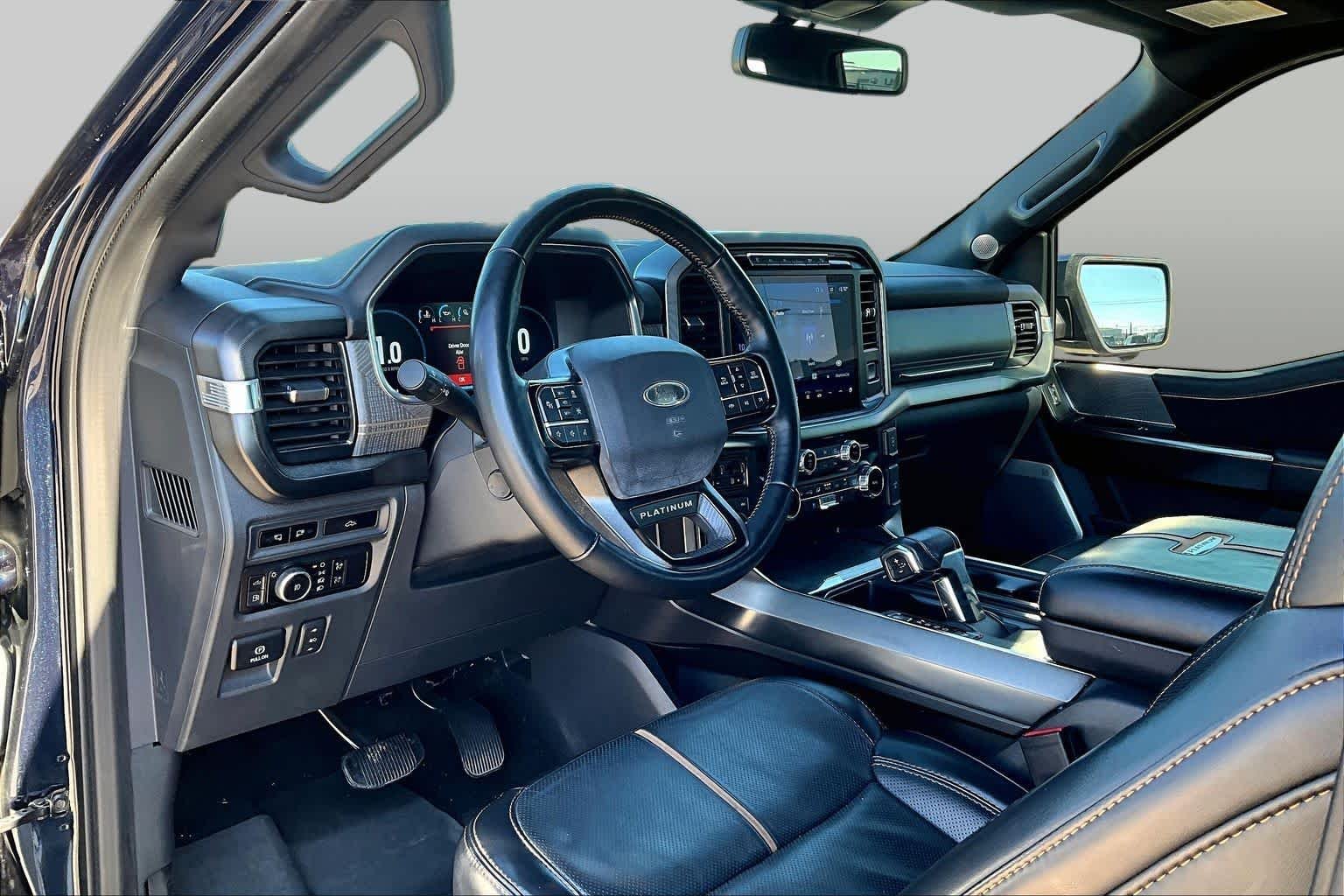 Used 2023 Antimatter Blue Metallic Ford Platinum image 17