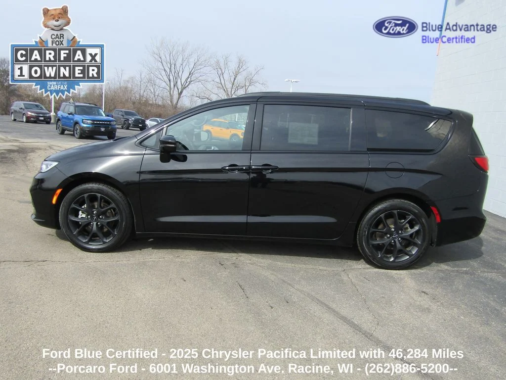 Certified Used 2025 Diamond Black Chrysler Limited image 2